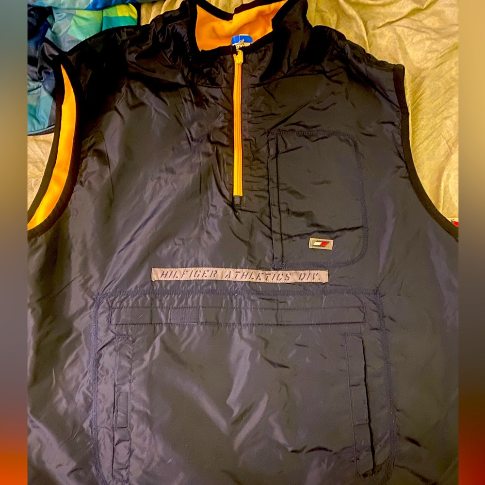 NWT Y2K Vintage Tommy Hilfiger Athletics Reversible Vest.